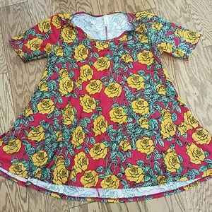 LulaRoe perfect T size XS floral top